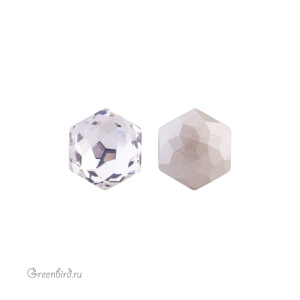 Swarovski 4683 Тонкий Гексагон 7,8x8,7 мм, прозрачный (#001), 1 шт.