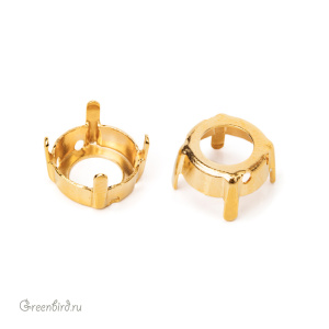 NEW 1122 Оправа для Rivoli SS47, томпак/золото