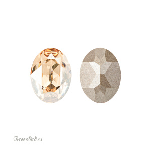 Swarovski 4120 Овал 8х6 мм, золотистая дымка (#001GSHA), 1 шт.