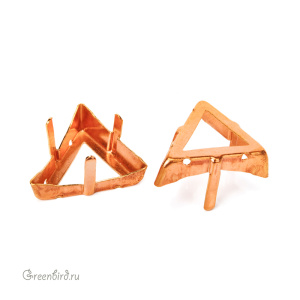 4717 Оправа для ювелирного кристалла Delta Fancy Stone FS 21,5 мм, томпак