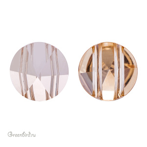 Swarovski 5062 Бусина Шип круглый 7,5 мм, золотистая дымка (#001GSHA), 1 шт.