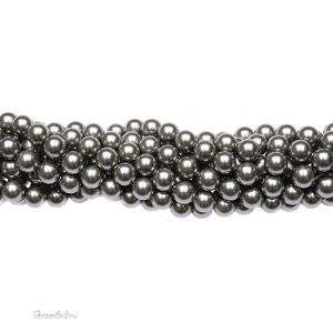 Swarovski 5810 Жемчуг 6 мм, серый (#731), уп. 20 шт.
