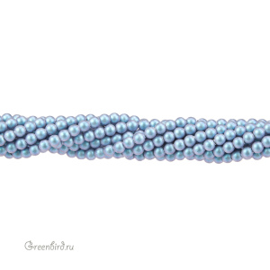 Swarovski 5810 Жемчуг 2 мм, иризирующий светло-синий (#948), уп. 50 шт.