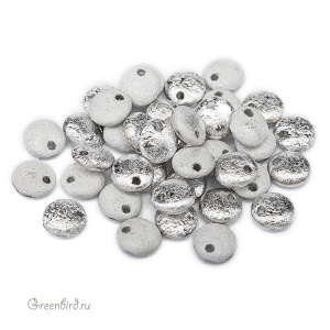 Lentils 6mm со смещенным отверстием – Crystal/Etched Labrador Full, 5 гр (#00030/27080)