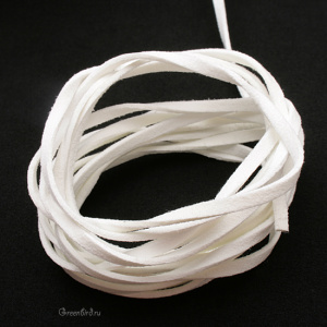 Шнур Ultrasuede 3 мм White (WH)