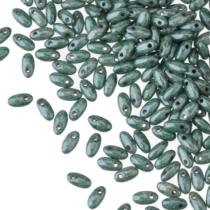 Rizo 2,5x6mm, Luster Green/Opaque White, 10 гр (#LN03000)