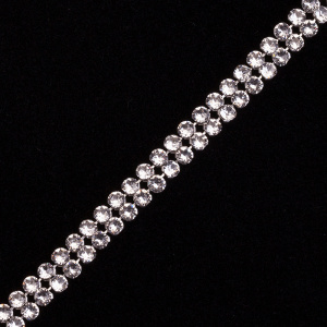 Swarovski 40000 Кристальная сетка Crystal Mesh 195х5 мм, прозрачный (#001), 1 шт.