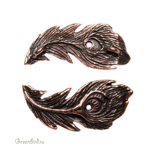 "Танец модерна", коннектор, ант. бронза (#2044)