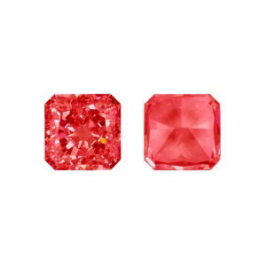 Фианит Crystalbird Square 10мм, Red, 1 шт. (#CBFN-SQ-02)