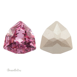 Swarovski 4706 Триллиант 12 мм, розовый (#209), 1 шт.