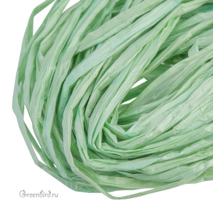 Рафия, 5 мм, приглушенный зеленый Matte (#4300)