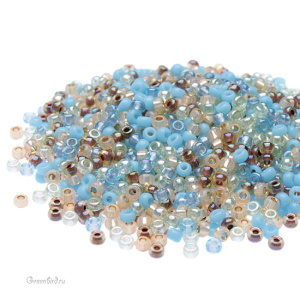 Бисер японский круглый MIYUKI Round 11/0, микс Prarie (#MIX20), 10 г