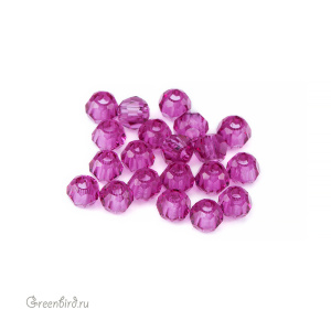 Swarovski 5000 Бусины круглые 2 мм, фуксия (#502), уп. 20 шт.