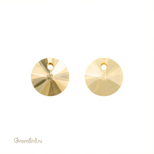 Swarovski 6428 подвеска Мини Диск 6 мм, золотистый топаз (#1003), 1 шт.