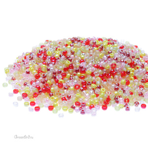 Бисер японский круглый MIYUKI Round 15/0, микс Tango (#MIX19), 10 г