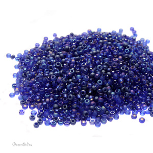 Бисер японский круглый MIYUKI Round 15/0, микс Cobalt Medely (#MIX56), 10 г
