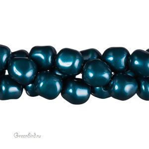 Swarovski 5840 Жемчуг барочный 10 мм, петрол (#600), 1 шт.