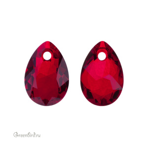 6433 подвеска Pear Cut 11,5mm – Siam (#208)