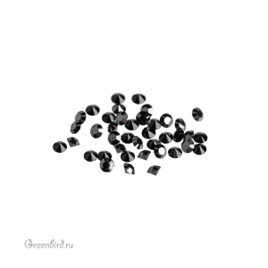 1028 Chaton PP9 – Jet Hematite (#280HEM), 40 шт.