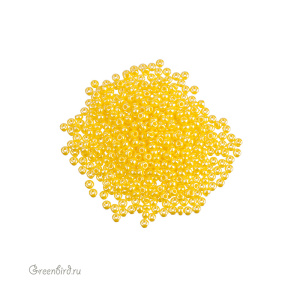 Бисер чешский PRECIOSA Czech круглый 11/0, YELLOW OP LSTR (#88110), 10 г