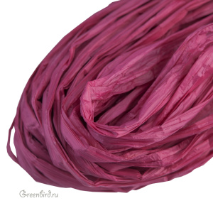 Рафия, 5 мм, винный Matte (#4306)
