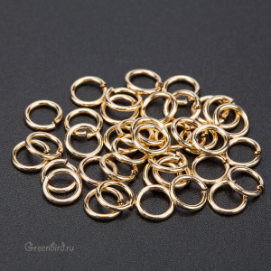 Соединительные кольца 7 мм, золото (#SVA-Rings-007G)