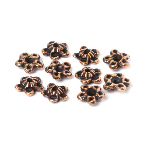 "Мхи и травы", чашечка, ант. бронза, 1 шт. (#2801)