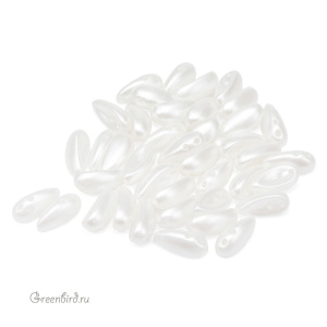 Chilli 4x11mm, Pastel White, 40 шт. (#25001) 