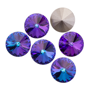 Уценка: Swarovski 1122 Риволи 14 мм, гелиотроп (#001HEL), 1 шт.