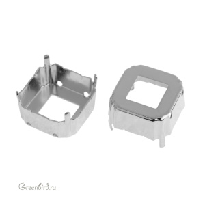 4480 Оправа для ювелирного кристалла Imperial FS 18 мм, белая бронза