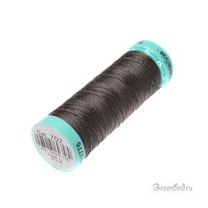 Шелковая нить Gutermann R753, 30м, мокрый асфальт (#702)