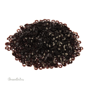 Пайетки 3мм чаша Testa di Moro (#8882)