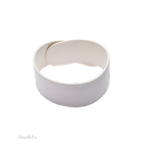Основа для браслета "White", замша 25 мм (CFL10WH9-NB)