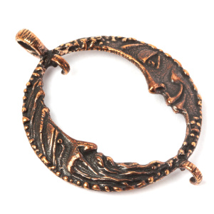 "Месяц", подвеска, ант. бронза, 1 шт. (#4904)