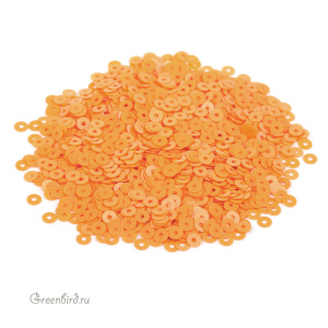 Пайетки 3мм плоские Arancio Chiaro (#3004)