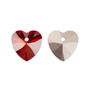 Crystalbird 6228Ð¡ Ð¿Ð¾Ð´Ð²ÐµÑÐºÐ° Heart 10 Ð¼Ð¼ â Light Siam SS (#227SS), 1 ÑÑ. (#CBPN-0034)