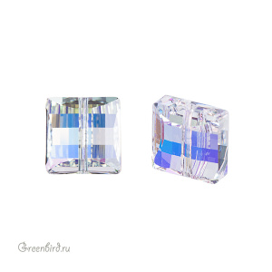 Swarovski 5624 Бусина со ступенчатой огранкой 14 мм, прозрачный радужный (#001AB), 1 шт.