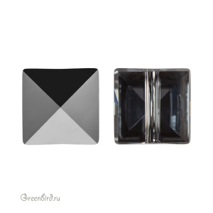 Swarovski 5061 Бусина Шип квадратный 5,5 мм, светлый хром (#001LTCH), 1 шт.