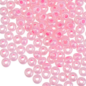 Бисер чешский PRECIOSA Czech круглый 6/0, непрозрачный, Pink Ceylon (#37175), 10 г