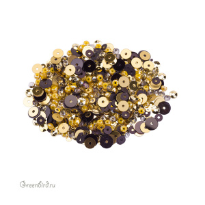 Микс ронделей и пайеток, 4,5 гр (#MIX01)