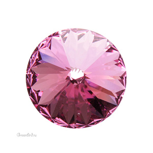 Swarovski 1122 Риволи 12 мм, розовый (#209), 1 шт.
