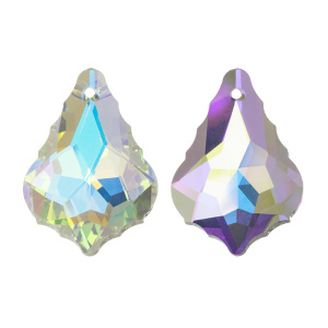 Crystalbird 6090 подвеска Барокко 30 мм, прозрачный с радужным эффектом (#001AB), 1 шт.