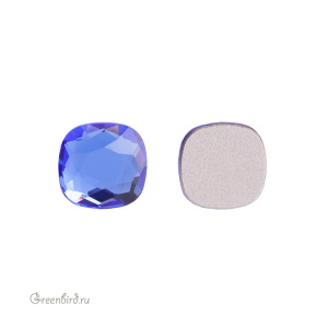Swarovski 2471 Клеевые стразы Кушон 10 мм, сапфир (#206), 1 шт.