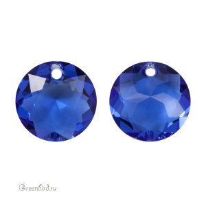 6430 подвеска Classic Cut 14 mm – Sapphire (#206)