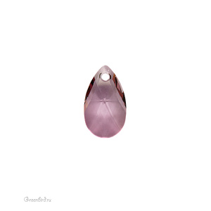 Swarovski 6106 подвеска Капля 16 мм, античный розовый (#001ANTP), 1 шт.