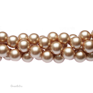 Swarovski 5810 Жемчуг 12 мм, винтажное золото (#651), 1 шт.
