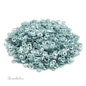 Пайетки 3мм чаша Verde Acqua (#7029)