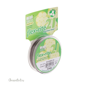 Тросик flex-rite 21 – 0,5 мм, прозрачный, 100 фт  #FL21X(020CL)100