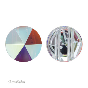 Swarovski 5062 Бусина Шип круглый 7,5 мм, прозрачный радужный (#001AB), 1 шт.