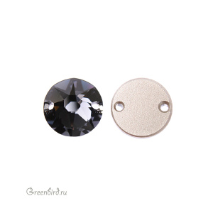Swarovski пришивные 3288 Шатон 12 мм, графит (#253), 1 шт.